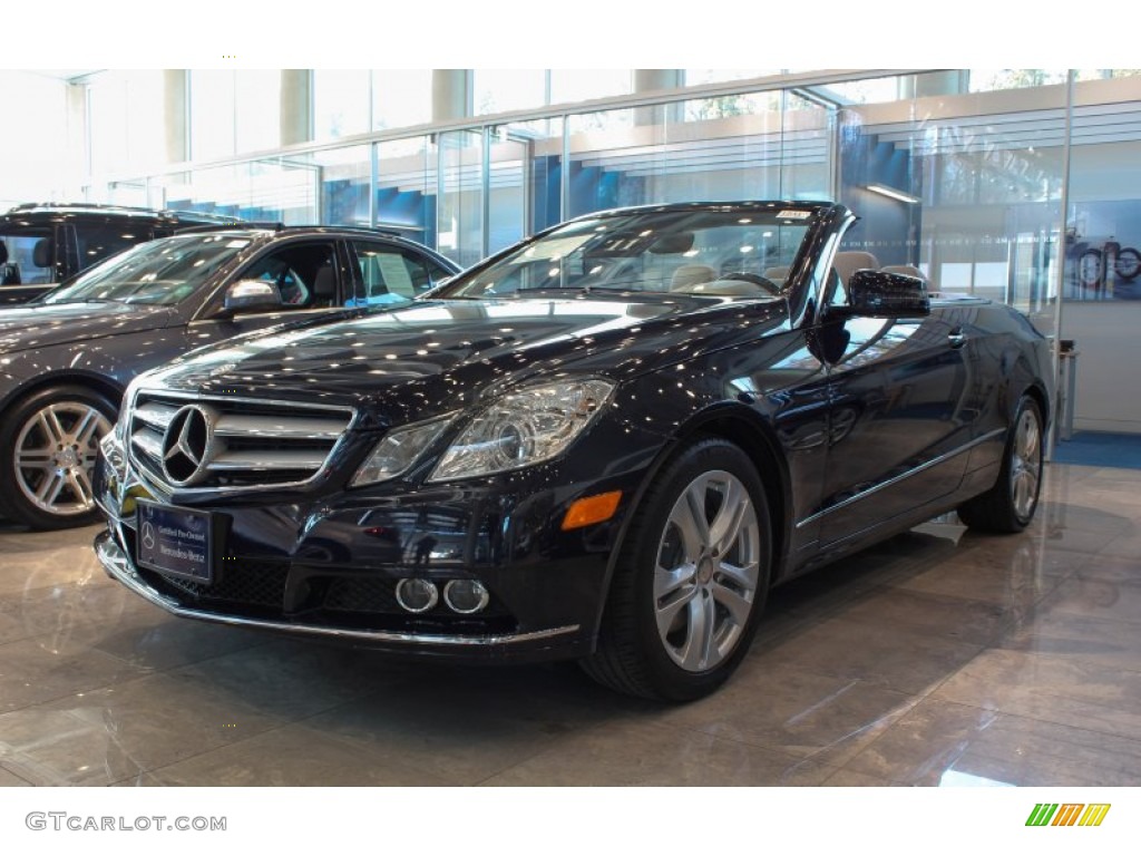 2011 E 350 Cabriolet - Capri Blue Metallic / Ash/Dark Grey photo #1