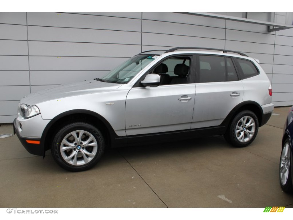 Titanium Silver Metallic 2010 BMW X3 xDrive30i Exterior Photo #76615278