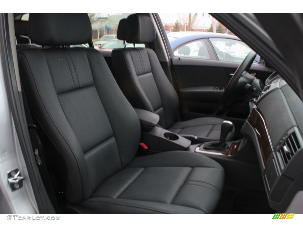 Black Interior 2010 BMW X3 xDrive30i Photo #76615405