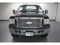 2007 Dark Green Satin Metallic Ford F250 Super Duty Lariat Crew Cab 4x4  photo #7