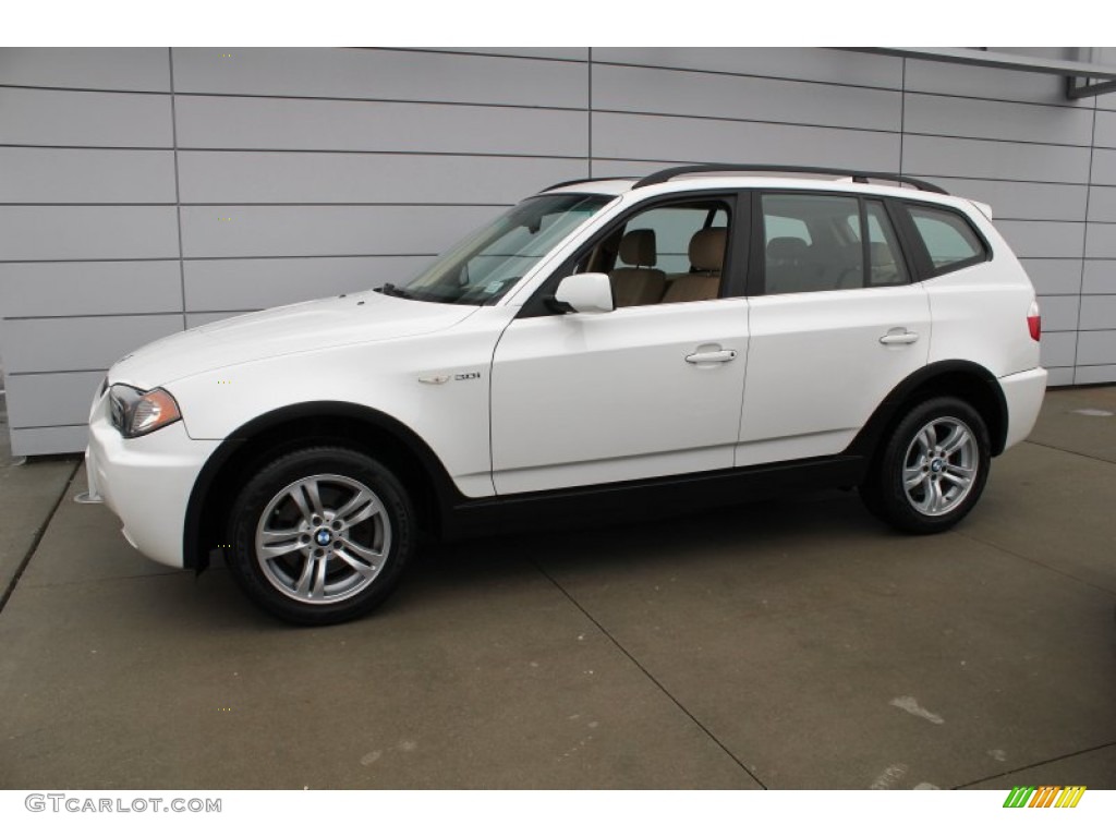 Alpine White 2006 BMW X3 3.0i Exterior Photo #76616346