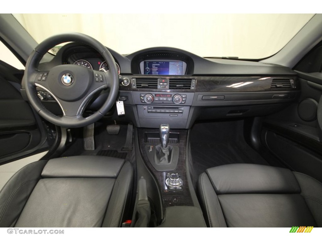 2011 BMW 3 Series 335i Coupe Black Dashboard Photo #76616954