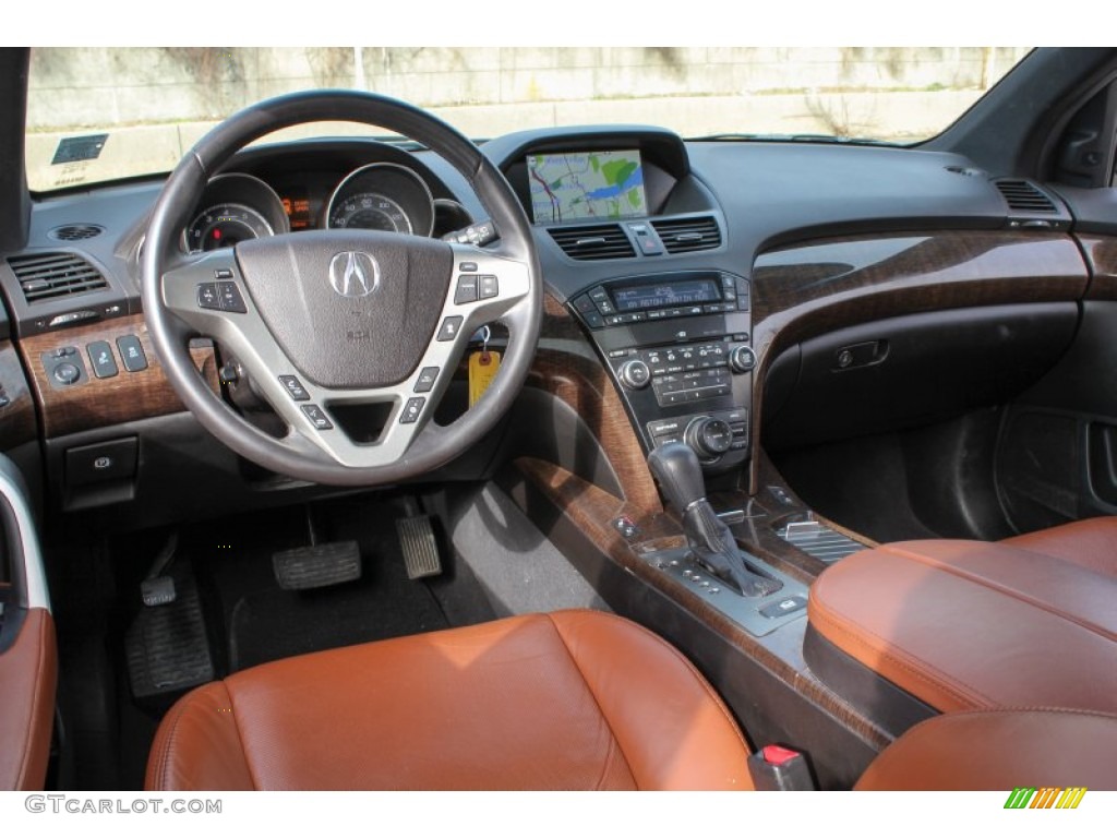 Umber Brown Interior 2010 Acura MDX Advance Photo #76617287
