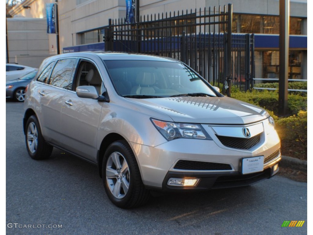 2010 MDX Technology - Palladium Metallic / Taupe Gray photo #1