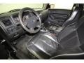Ebony Black/Pewter 2007 Hummer H3 Standard H3 Model Interior Color