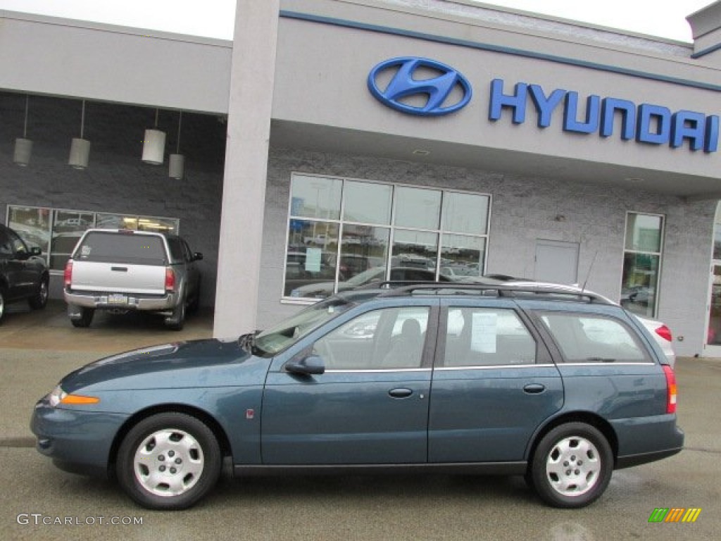 2002 L Series LW300 Wagon - Medium Blue / Gray photo #3