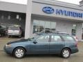 2002 Medium Blue Saturn L Series LW300 Wagon  photo #3