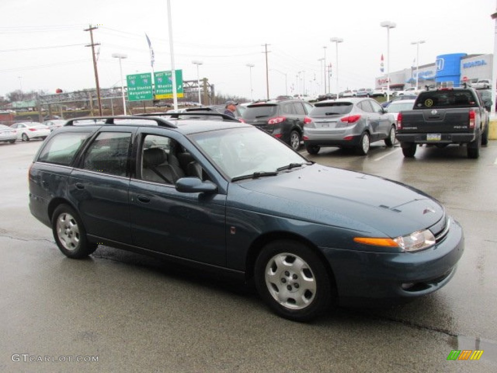 2002 L Series LW300 Wagon - Medium Blue / Gray photo #9