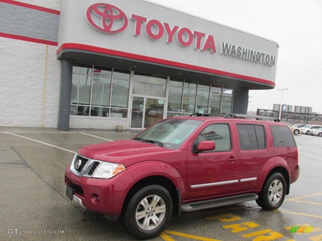 Red Brawn Nissan Pathfinder