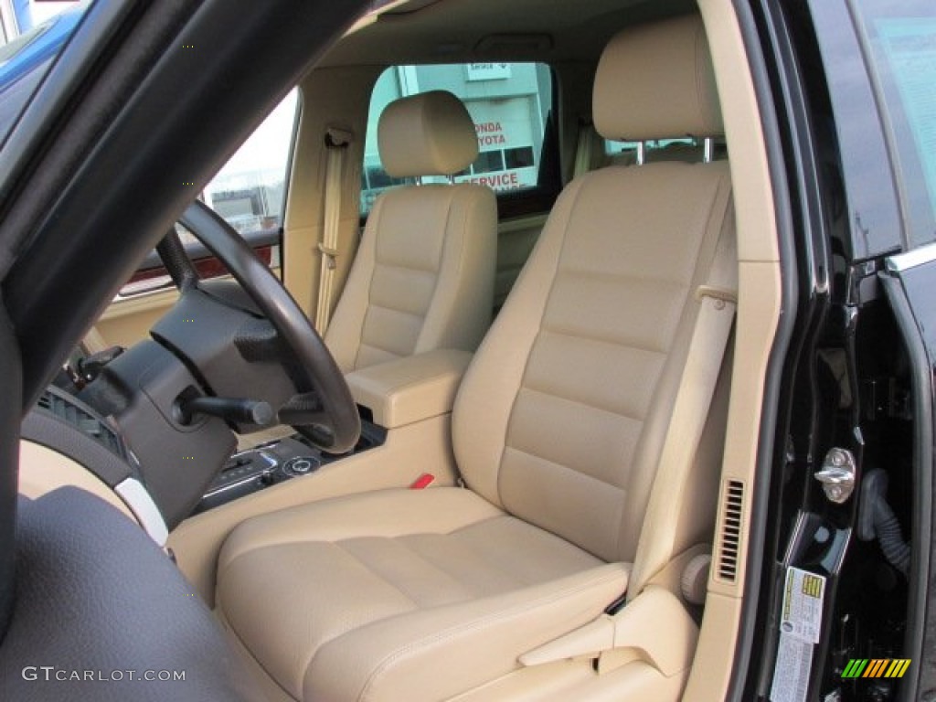 Pure Beige Interior 2004 Volkswagen Touareg V6 Photo #76620358