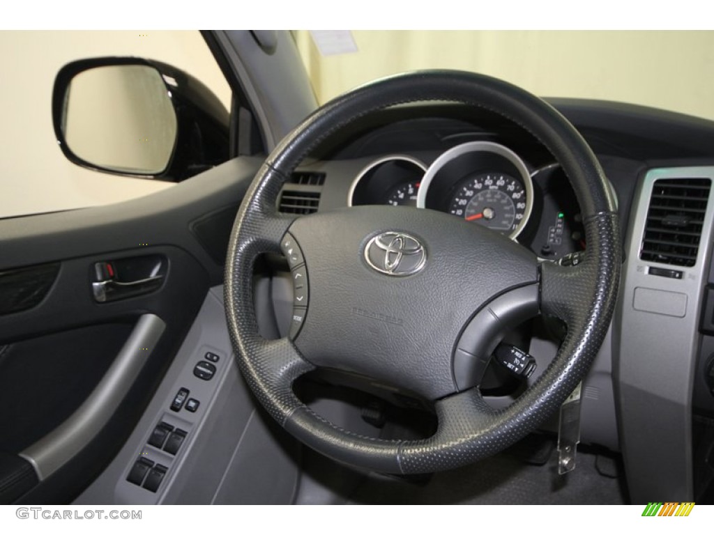 2009 Toyota 4Runner Urban Runner Dark Charcoal/Ash Alcantara Steering Wheel Photo #76620483