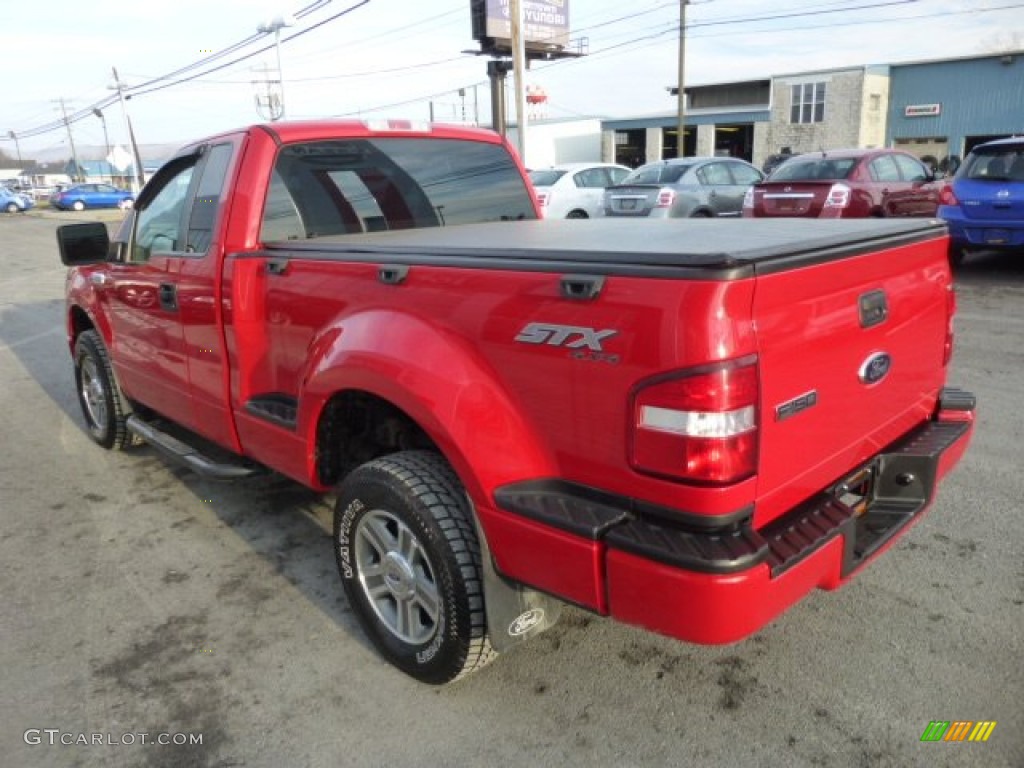 Bright Red 2008 Ford F150 STX Regular Cab 4x4 Exterior Photo #76620820