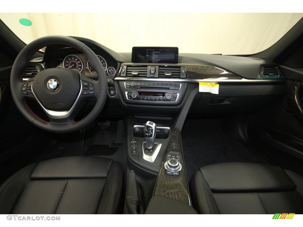 2013 3 Series 335i Sedan - Alpine White / Black photo #4