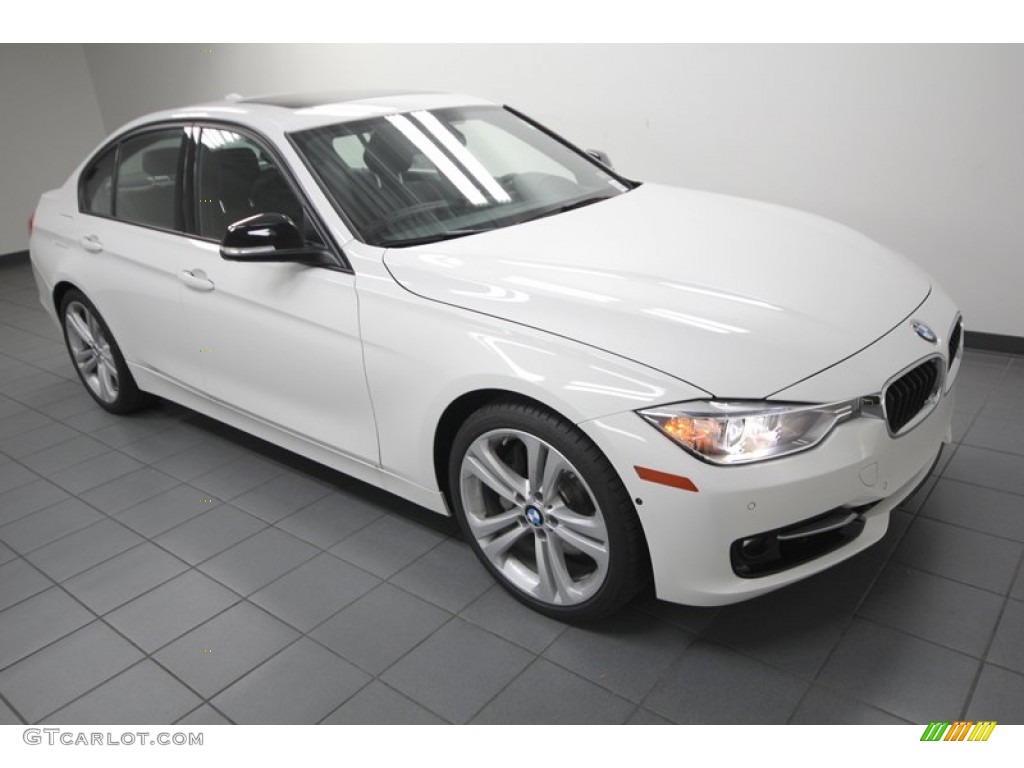 2013 3 Series 335i Sedan - Alpine White / Black photo #7