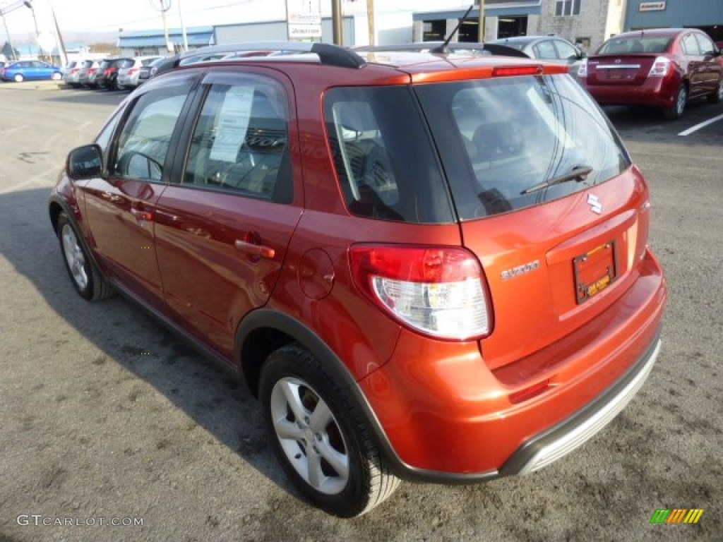 2007 SX4 Convenience AWD - Sunlight Copper Pearl / Black photo #9