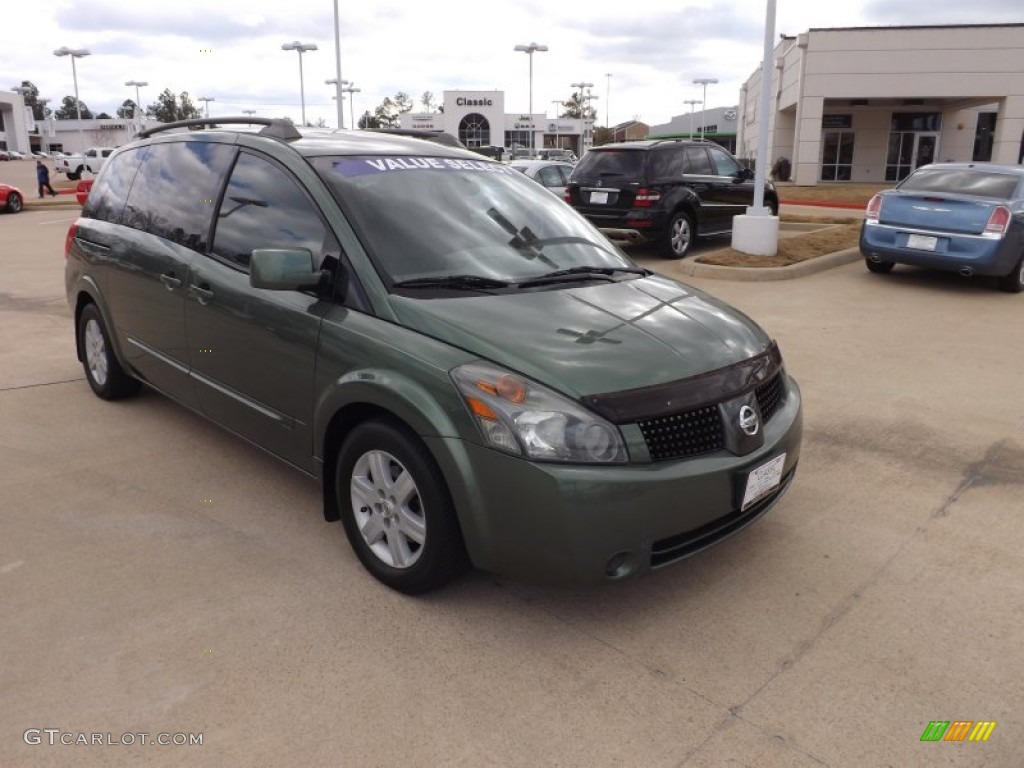 2004 Quest 3.5 SL - Green Tea Metallic / Beige photo #1