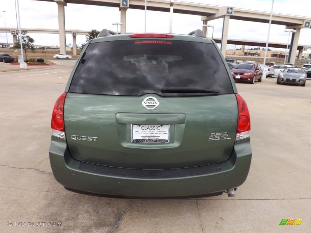 2004 Quest 3.5 SL - Green Tea Metallic / Beige photo #7