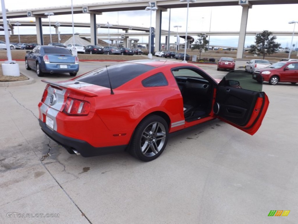 2011 Mustang Shelby GT500 Coupe - Race Red / Charcoal Black/White photo #10