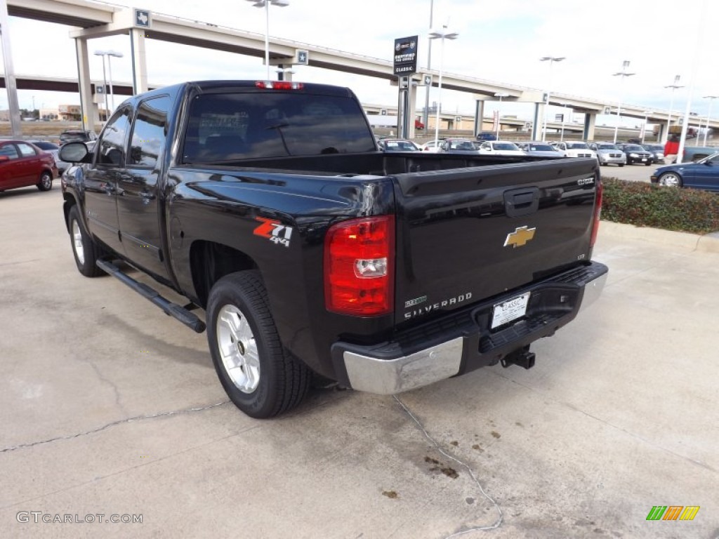 2010 Silverado 1500 LTZ Crew Cab 4x4 - Black / Ebony photo #4