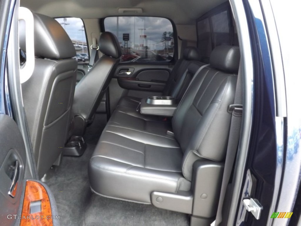 2011 Chevrolet Silverado 1500 LTZ Crew Cab 4x4 Rear Seat Photo #76623244