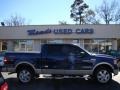 2008 Dark Blue Pearl Metallic Ford F150 Lariat SuperCrew 4x4  photo #2