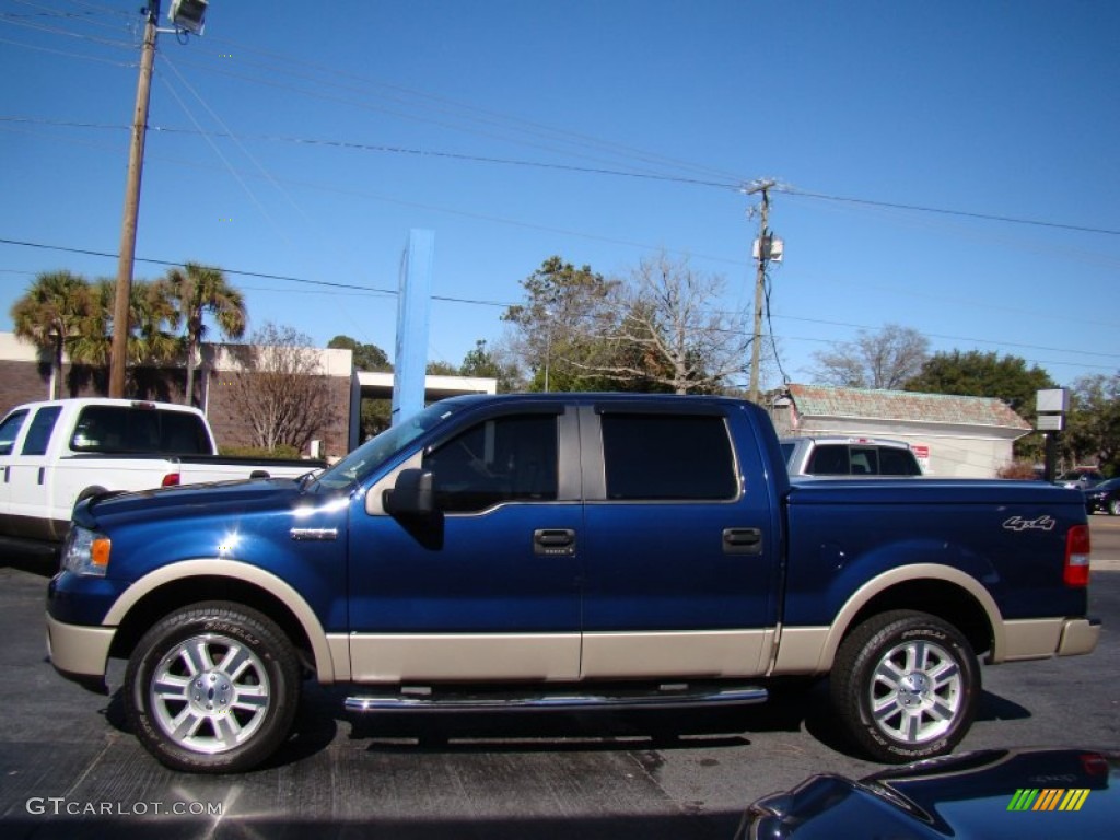 View 2008 Ford F150 Lifted Blue Pics