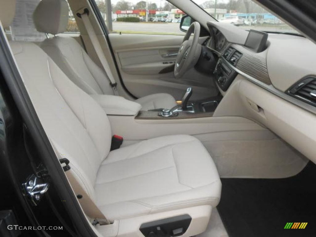 Oyster/Dark Oyster Interior 2012 BMW 3 Series 328i Sedan Photo #76624944