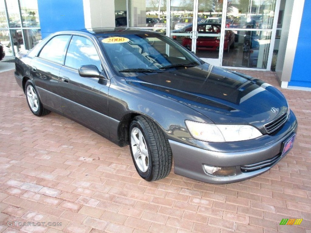 2000 ES 300 Sedan - Graphite Gray Metallic / Black photo #12