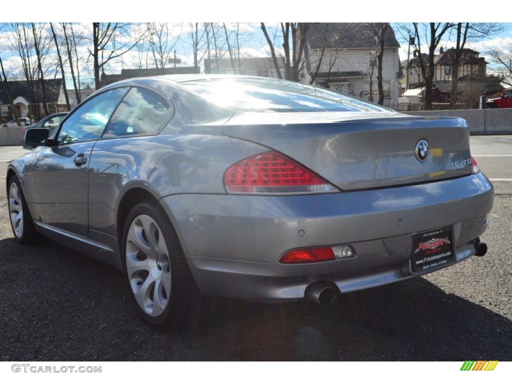 2005 6 Series 645i Coupe - Stratus Grey Metallic / Black photo #5