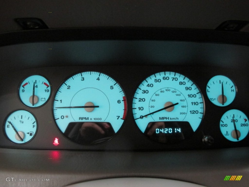 2002 Jeep Grand Cherokee Limited Gauges Photo #76625625