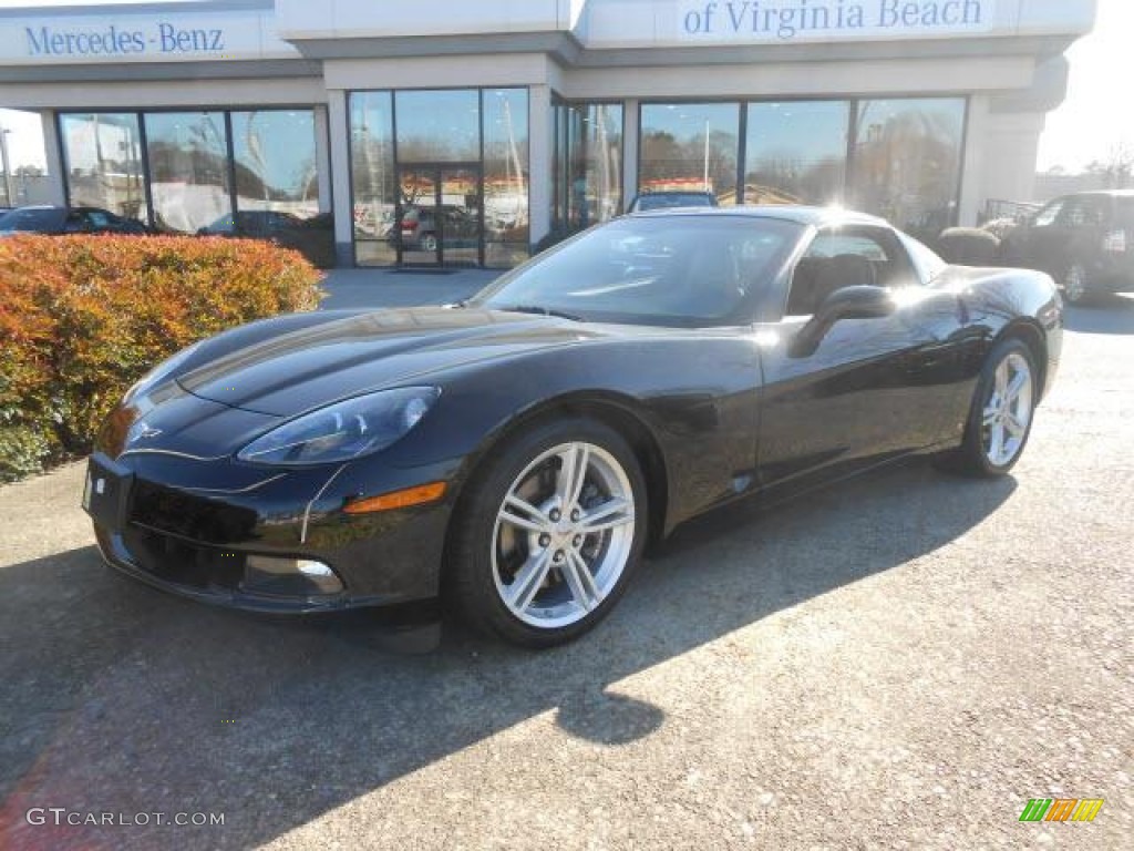 2009 Corvette Coupe - Black / Ebony photo #1