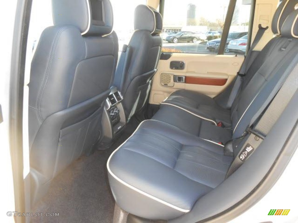 Navy Blue/Parchment Interior 2010 Land Rover Range Rover HSE Photo #76627251