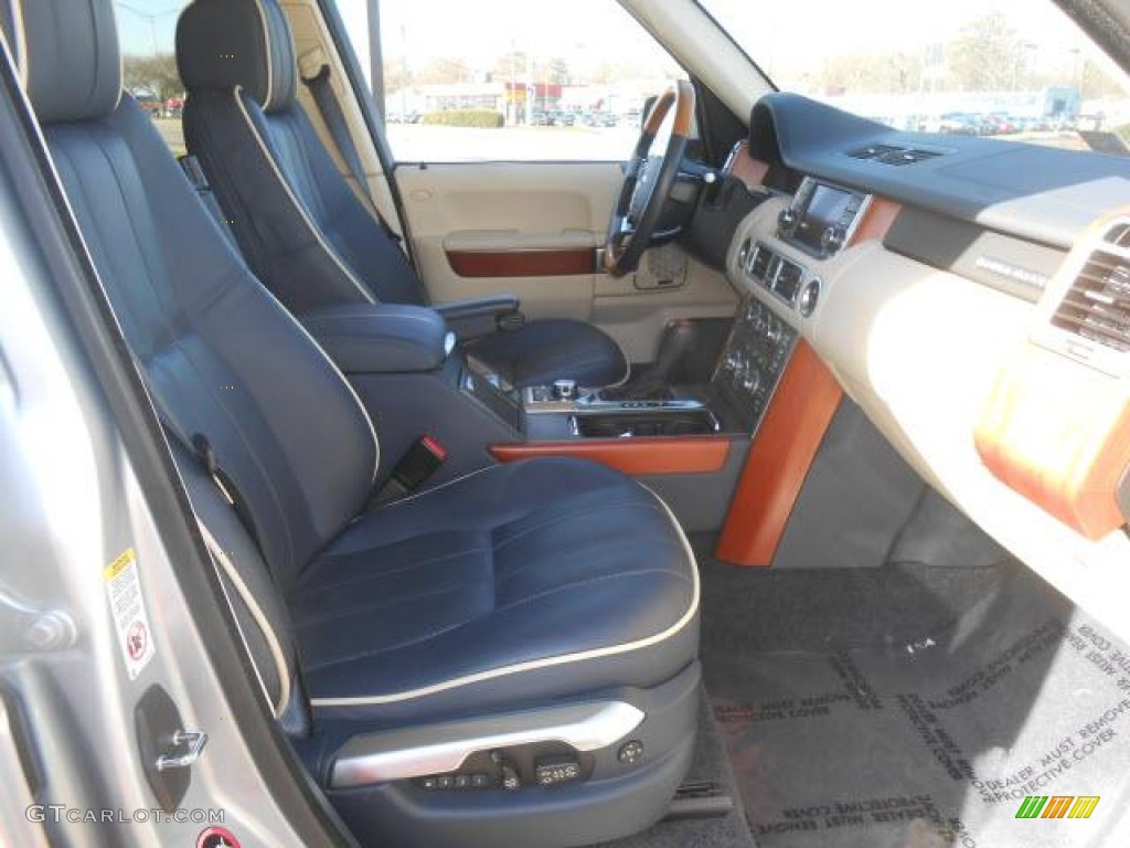Navy Blue/Parchment Interior 2010 Land Rover Range Rover HSE Photo #76627302