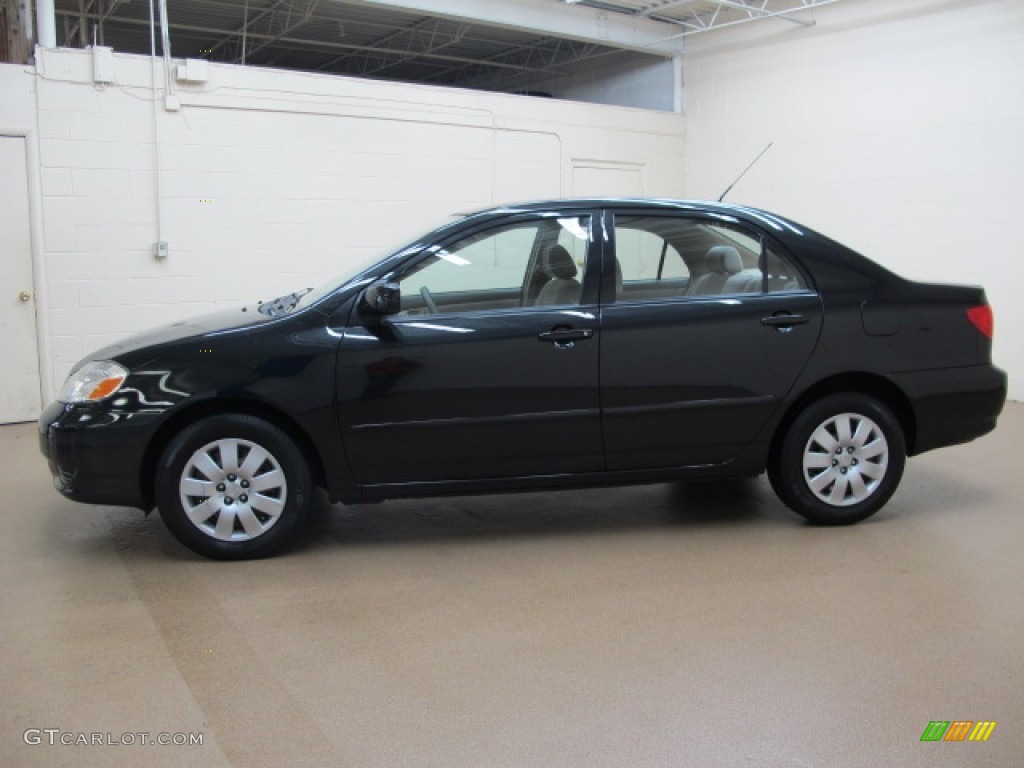 Black 2004 Toyota Corolla LE Exterior Photo #76629193