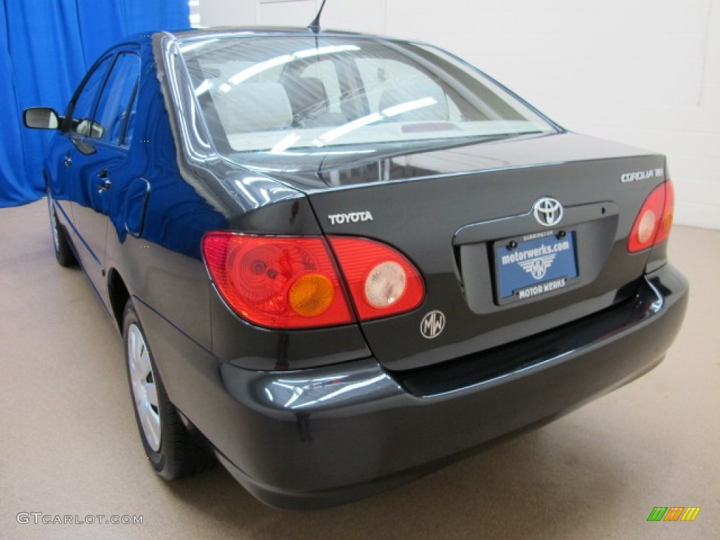 2004 Corolla LE - Black / Pebble Beige photo #5