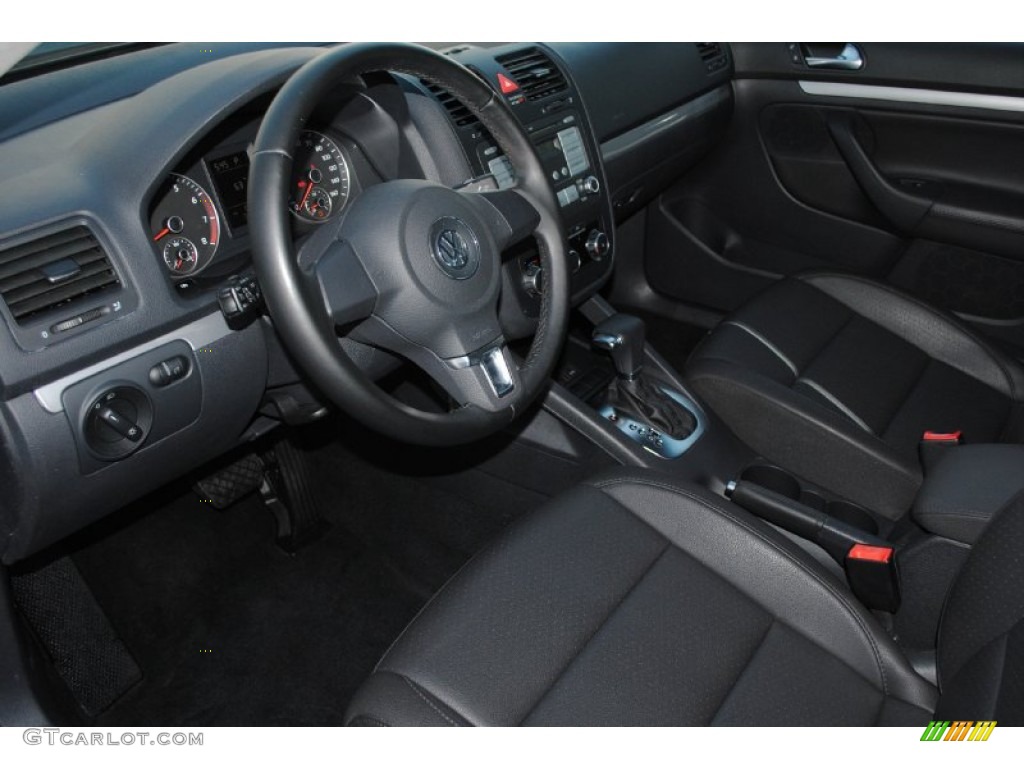 Titan Black Interior 2010 Volkswagen Jetta Limited Edition Sedan Photo #76629255