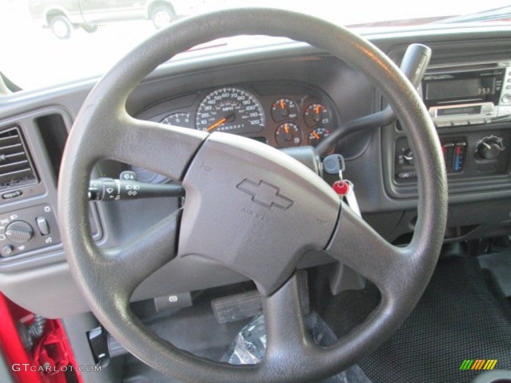 2006 Silverado 1500 Work Truck Regular Cab - Victory Red / Dark Charcoal photo #19