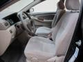 Pebble Beige Front Seat Photo for 2004 Toyota Corolla #76629471