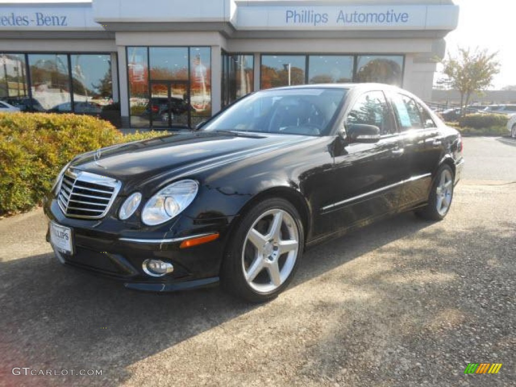 Black Mercedes-Benz E
