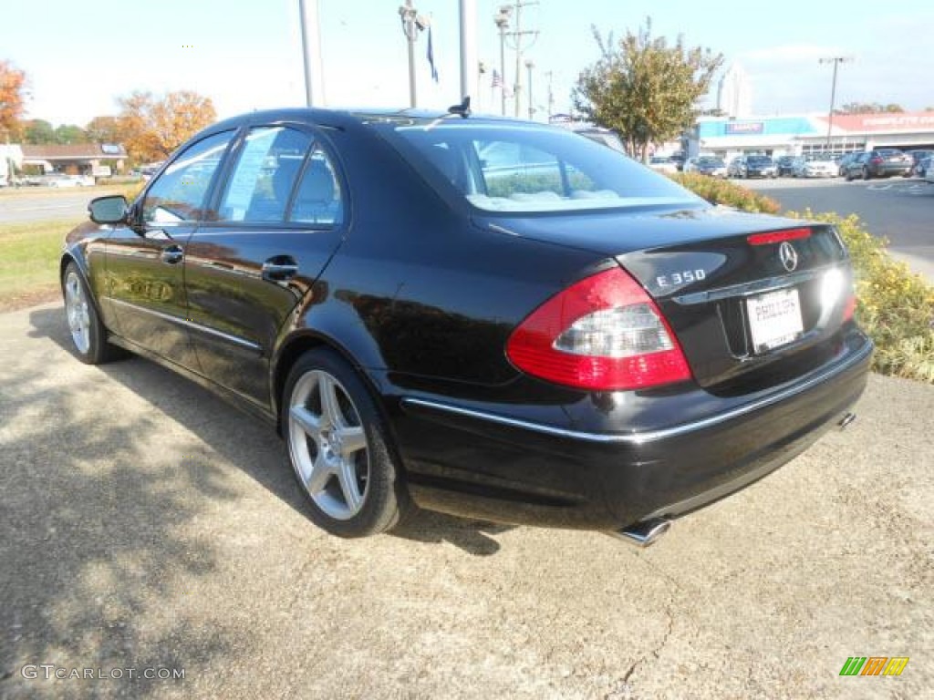 2009 E 350 Sedan - Black / Ash photo #2