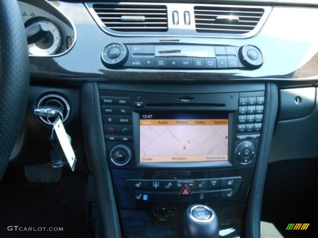 2009 CLS 550 - Flint Grey Metallic / Black photo #11