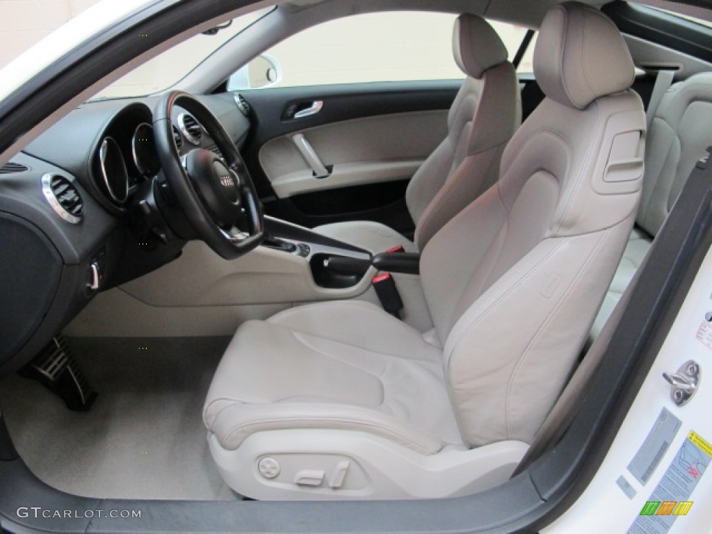 Limestone Grey Interior 2008 Audi TT 3.2 quattro Coupe Photo #76630456