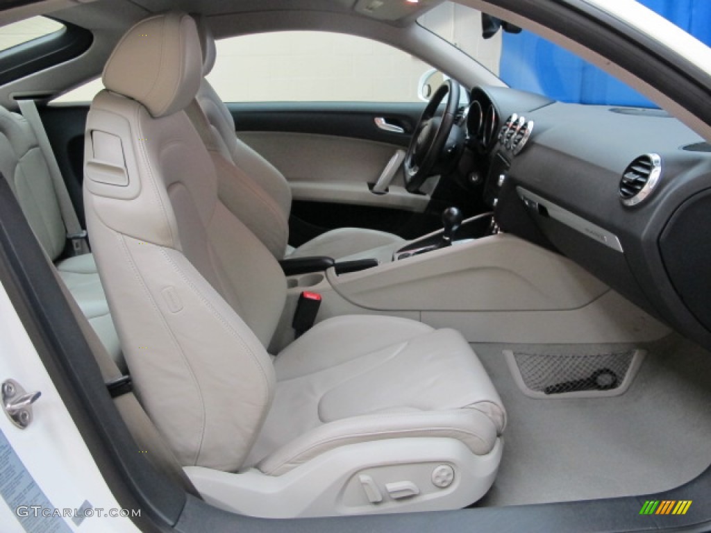Limestone Grey Interior 2008 Audi TT 3.2 quattro Coupe Photo #76630563