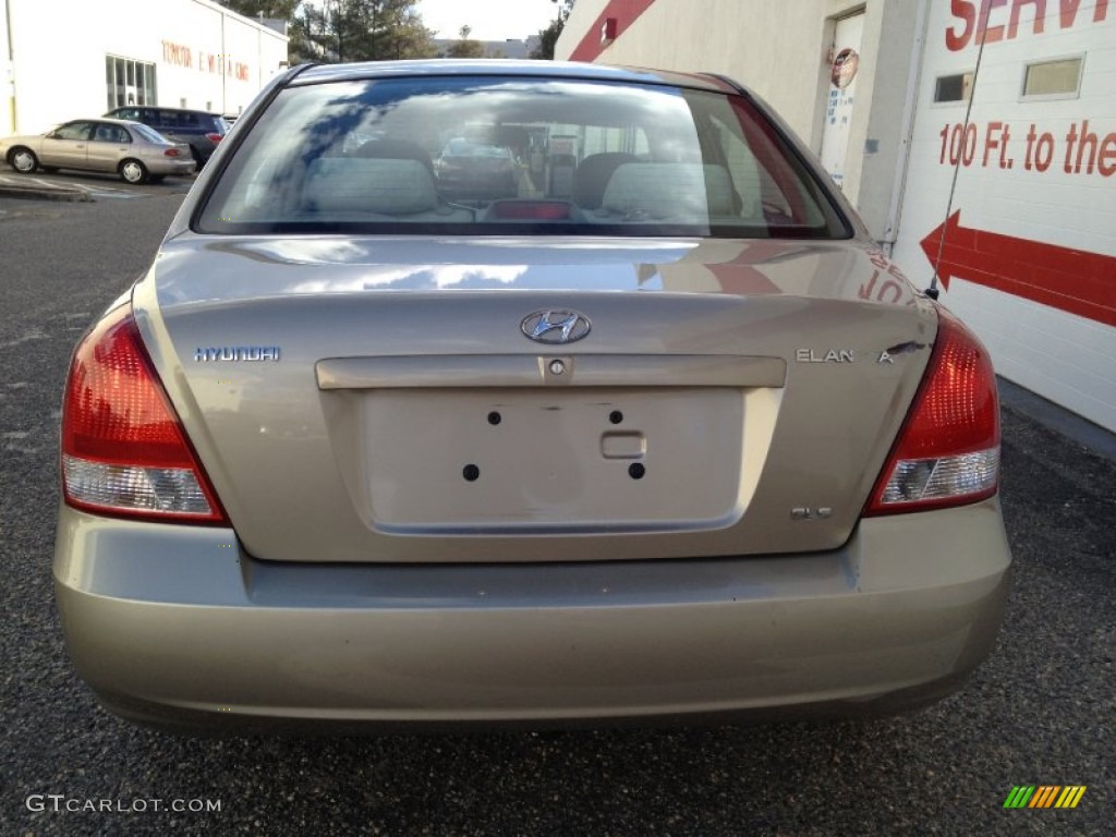 2001 Elantra GLS - Champagne / Beige photo #5