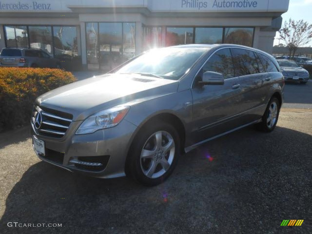 2012 R 350 4Matic - Paladium Silver Metallic / Almond/Beige photo #1