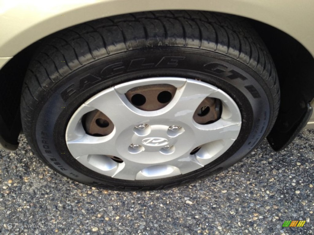 2001 Elantra GLS - Champagne / Beige photo #8