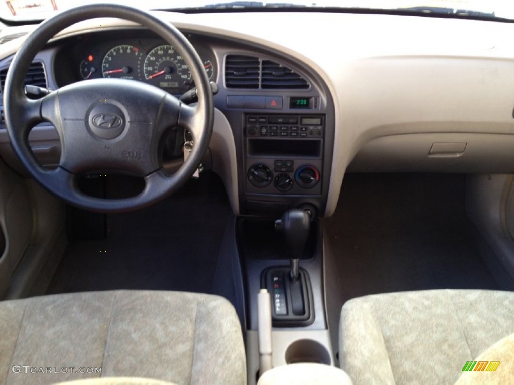 2001 Elantra GLS - Champagne / Beige photo #11