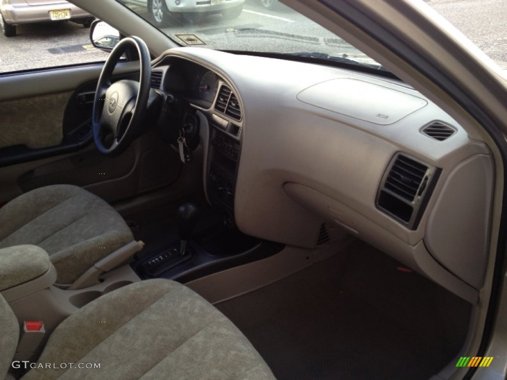 2001 Elantra GLS - Champagne / Beige photo #23
