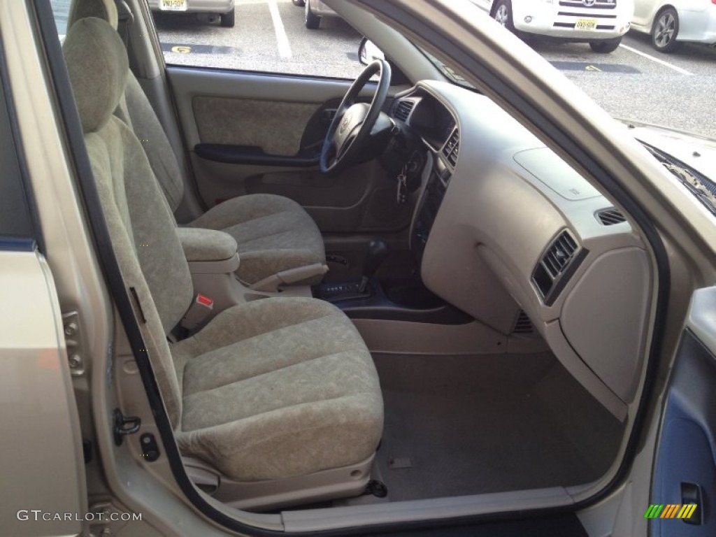 2001 Elantra GLS - Champagne / Beige photo #24