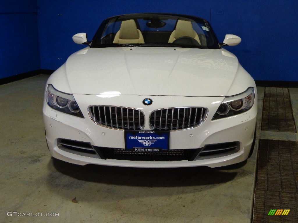 2012 Z4 sDrive35i - Alpine White / Beige photo #2